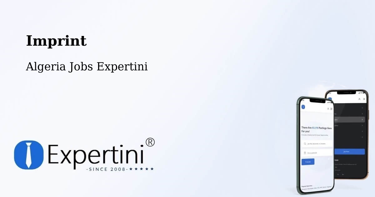 Imprint – Azzaba - Algeria Jobs Expertini